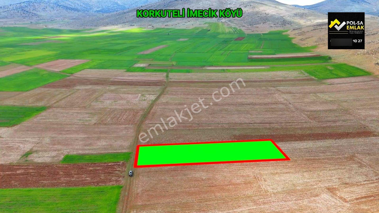 Korkuteli İmecik Köyü Satılık 1.886m2 Tarla Resmi Yol Var - Görsel 5