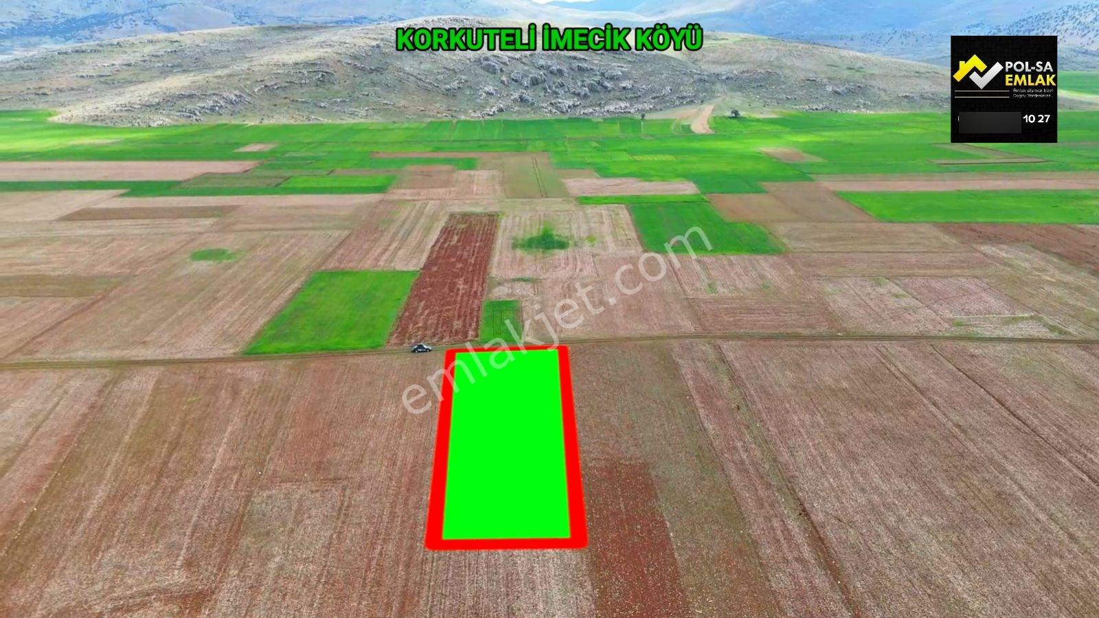 Korkuteli İmecik Köyü Satılık 1.886m2 Tarla Resmi Yol Var - Görsel 7