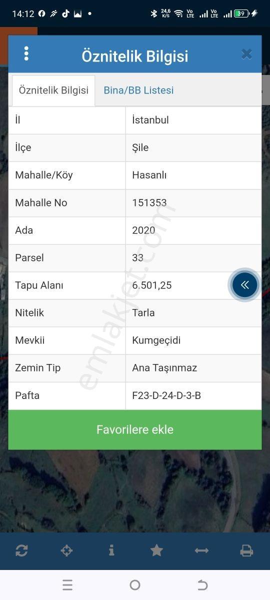 İstanbul Şile Hasanlı'da Asfalta Cepheli 6.501 M2 Düz Bir Arazi - Görsel 21