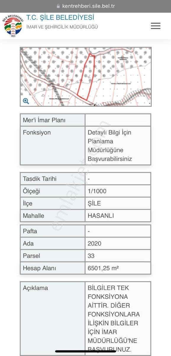 İstanbul Şile Hasanlı'da Asfalta Cepheli 6.501 M2 Düz Bir Arazi - Görsel 16