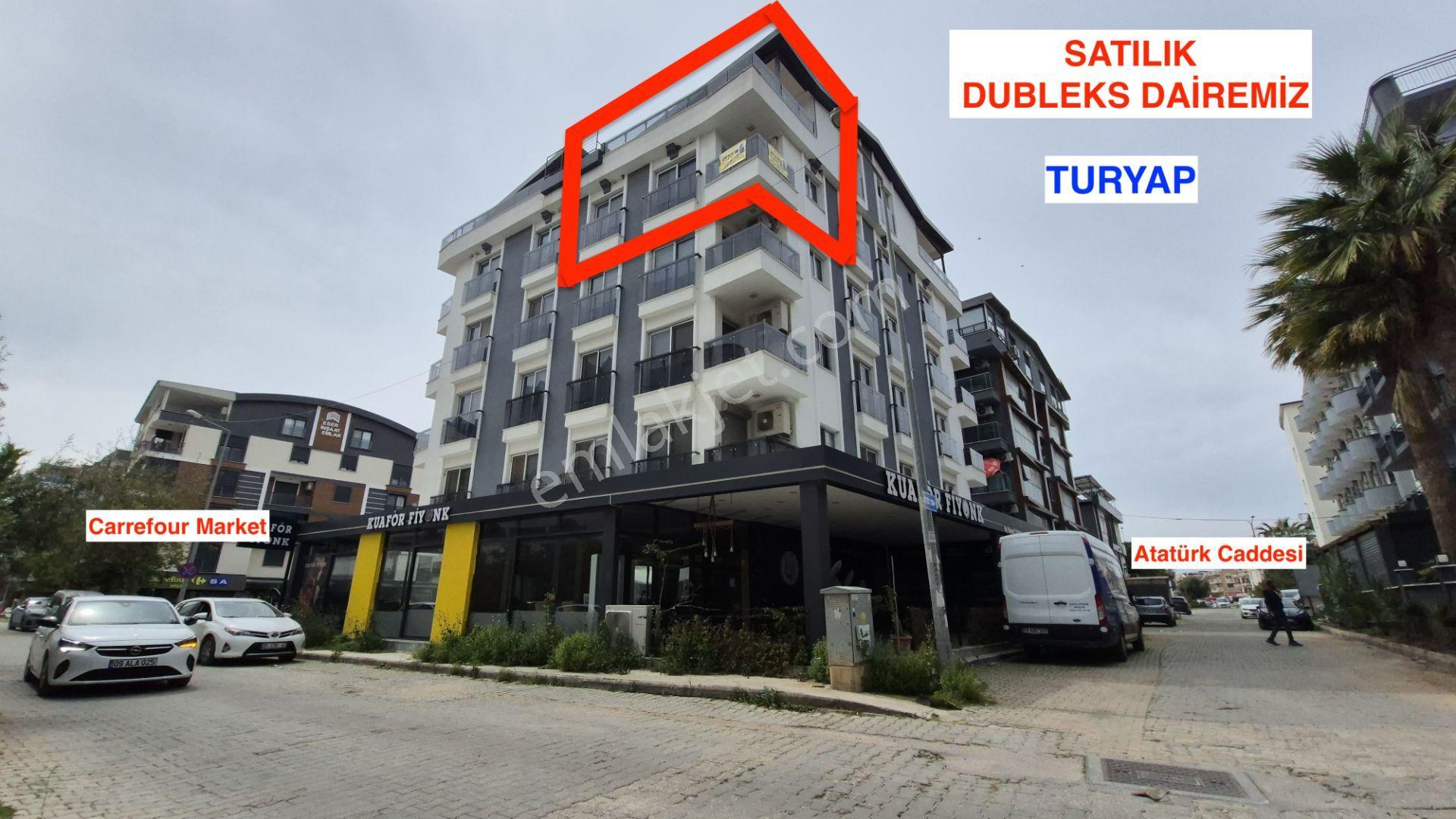Takasa Açık Altınkum Plajına 250 Mt Asansörlü 3+1 Dubleks Daire - Görsel 3