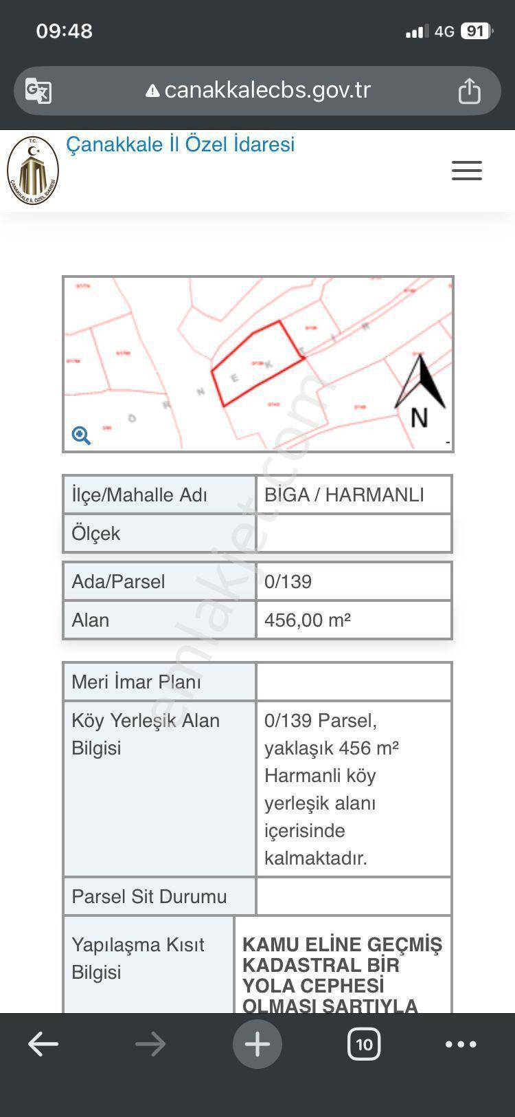 Ćanekale Bigada Acil Satilık Arsa - Görsel 5