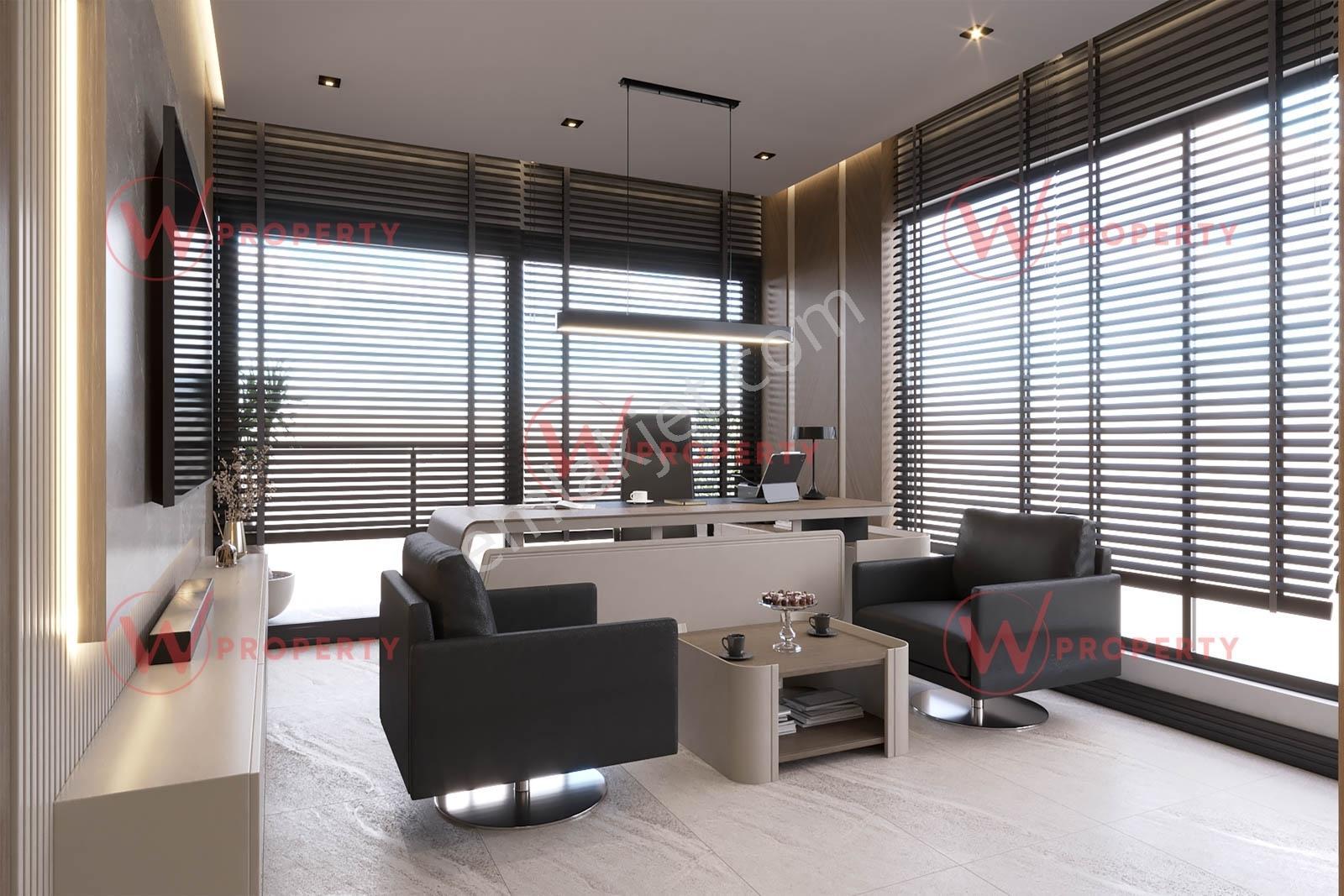 W Property Mezitli Gmk Üstü Deniz Manzaralı Sıfır Ofisler - Görsel 14