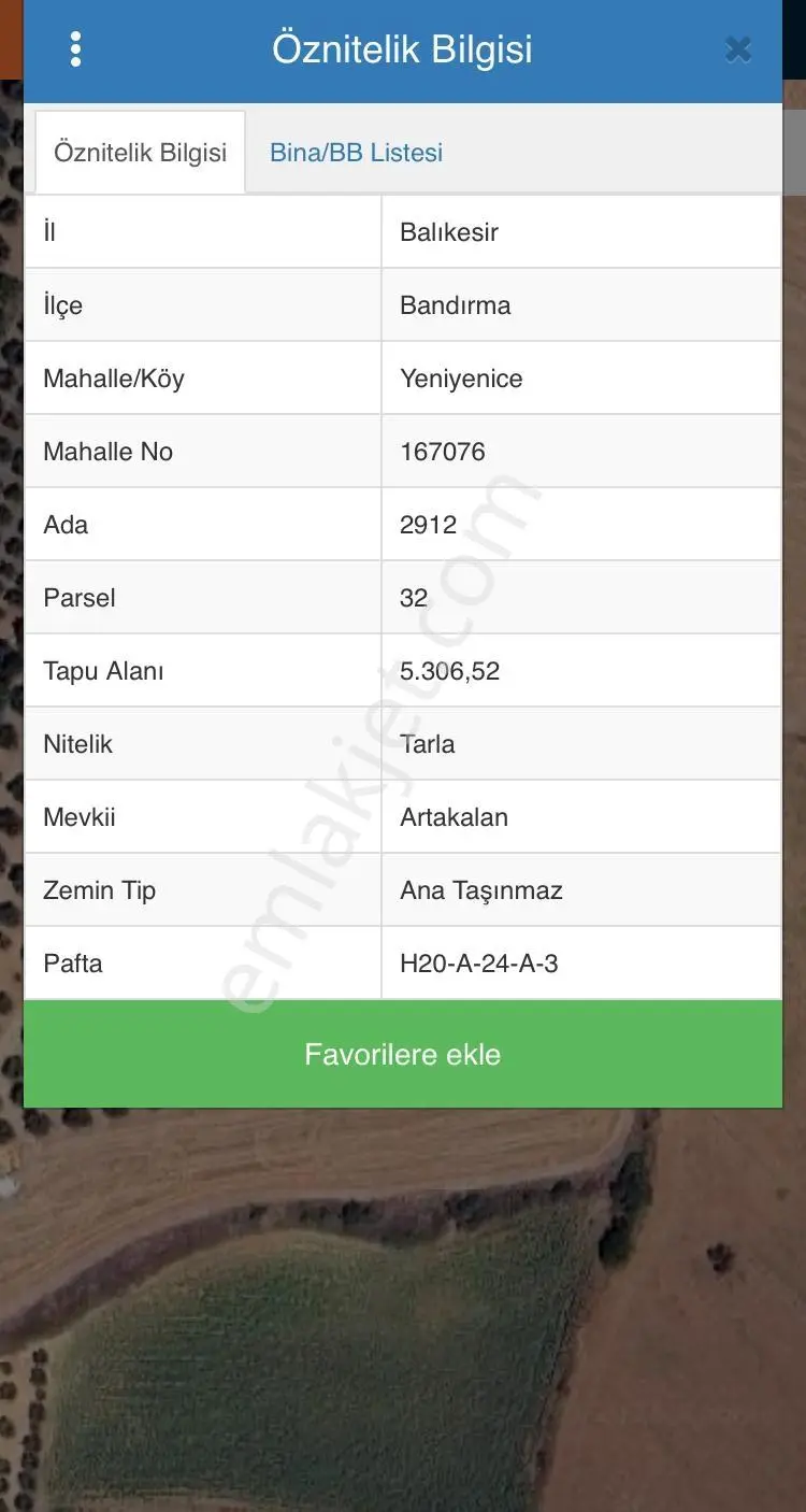 Bandırma Yeniyenice Mahallesinde Satılık Tarla - Görsel 6