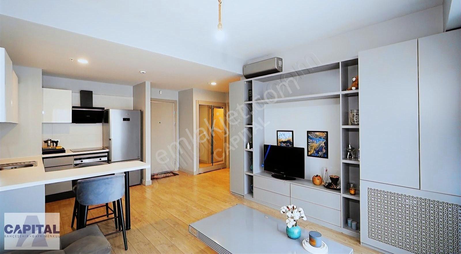 Bahçeşehir Akzirve Strada 2 Modern Eşyalı Balkonlu Kiralık 1+1 - Görsel 17