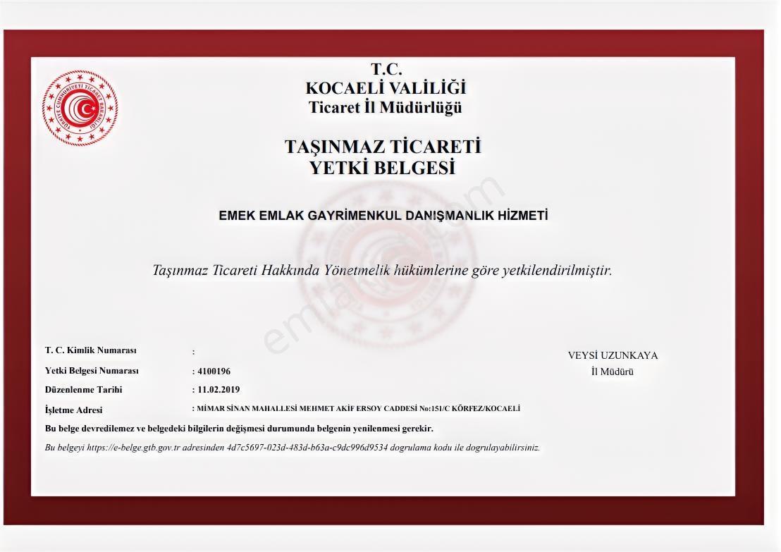 Emek Emlak'tan Körfez Atalar Mahde Kiralık 3+1 Yeni Daire K-3044 - Görsel 21