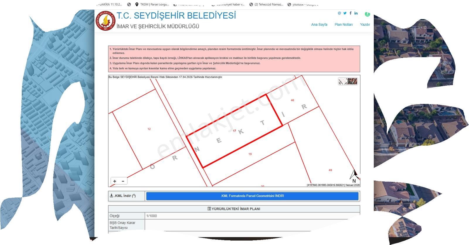Özpınar,dan Beyşehir Yoluna 50 Metre Yolu Var ! 3 300 M2 Tarla - Görsel 3