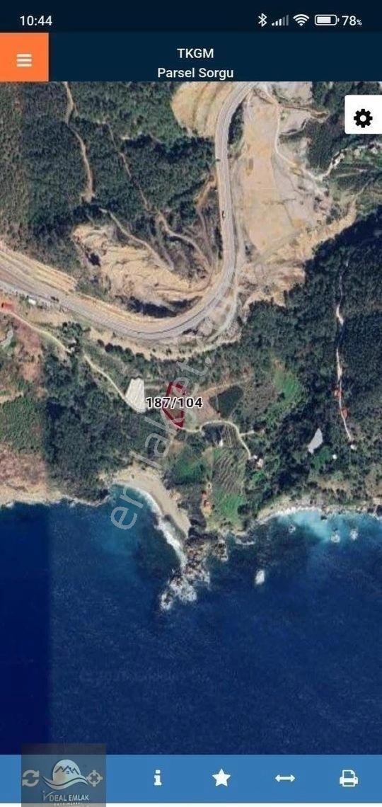 Demirören'de Eşsiz Deniz Manzaralı Satılık Tarla - Görsel 19