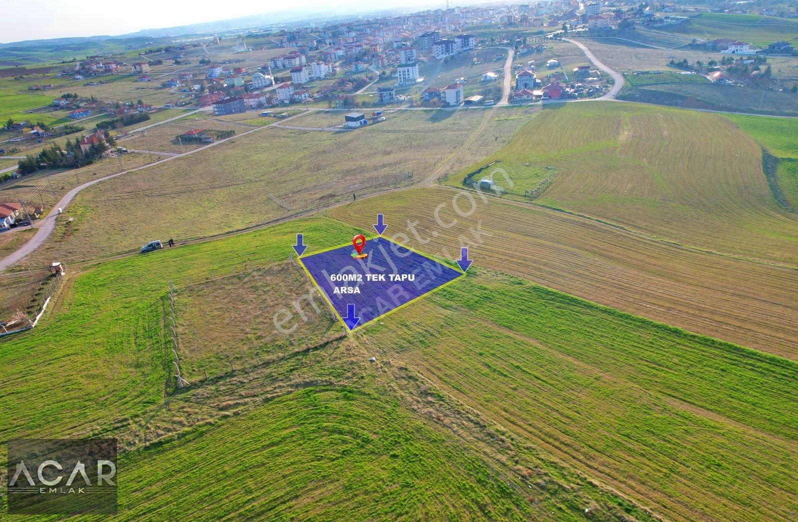 **acar|emlak**600m2 İmarlı Tek Tapu -manzaraya Hakim Fırsat Arsa - Görsel 6