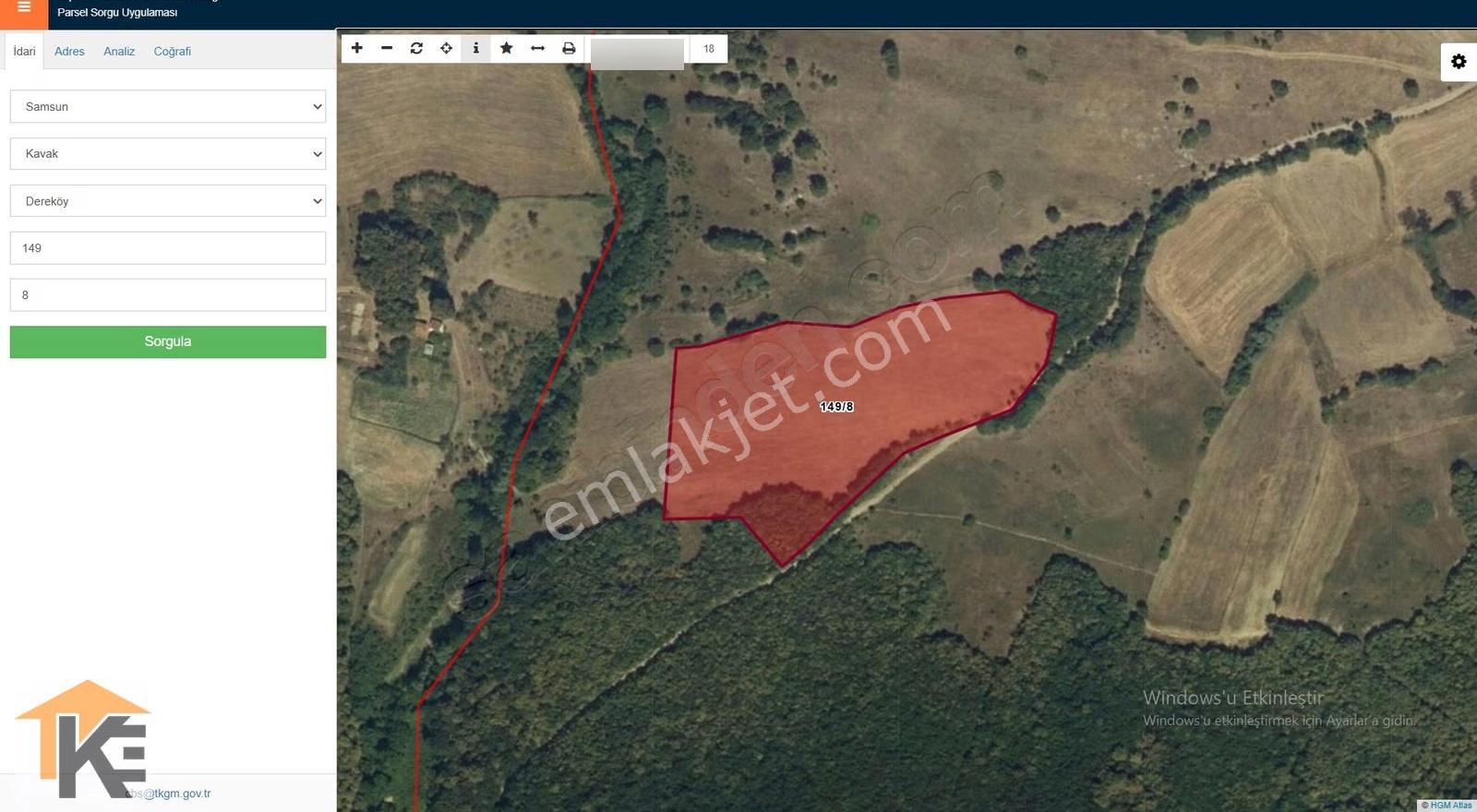 Karadeniz Emlak'tan Dereköy De Satılık Tarla - Görsel 2