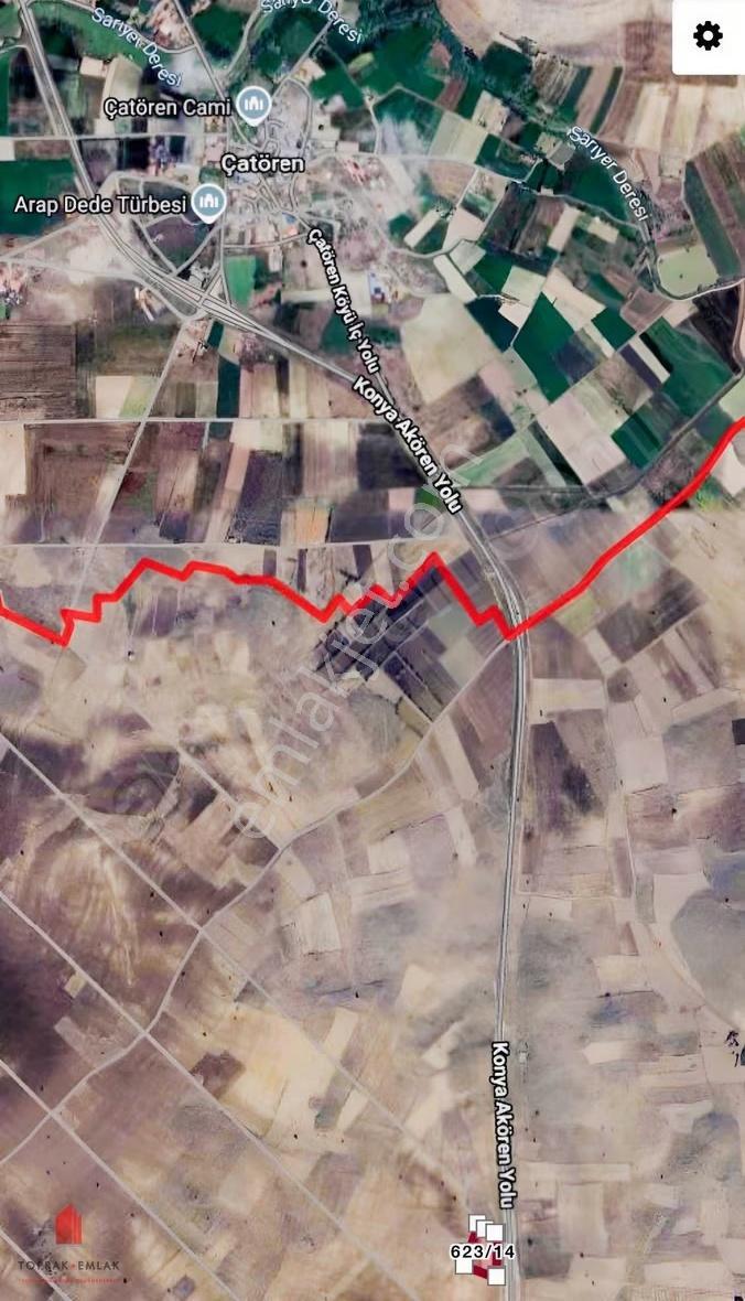 Bu Fiyata Kaçmaz Akören Yoluna Cephe 7334m2 Satılık Tarla - Görsel 2
