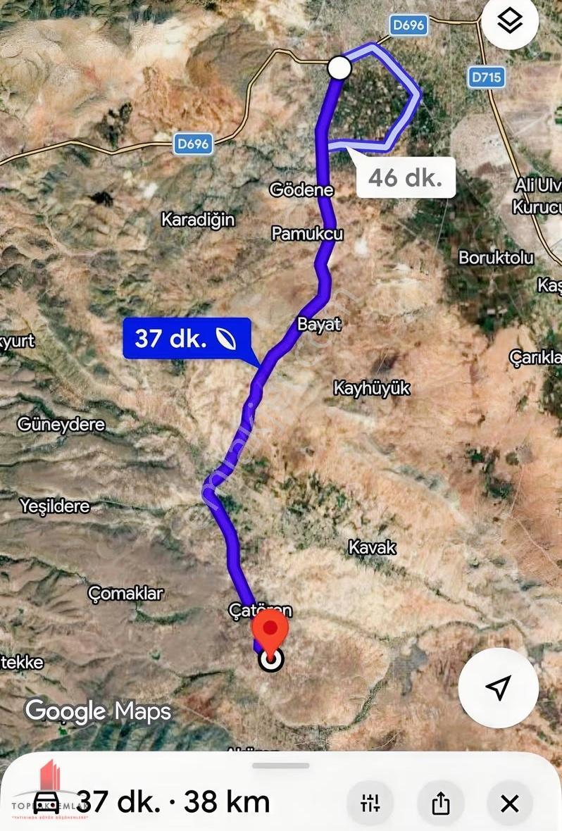 Bu Fiyata Kaçmaz Akören Yoluna Cephe 7334m2 Satılık Tarla