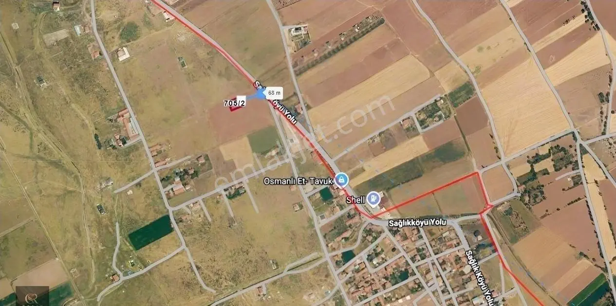 -coşar Gayrimenkul-sağlık 933 M2 Villalık Köşe Arsa Fırsat !! - Görsel 3