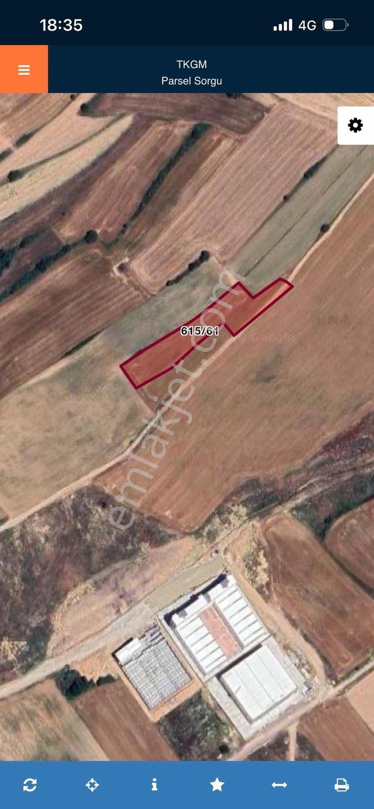 Tekirdağ Çerkezköy Veliköy Mahallesi'nde 4116 M² Satılık Arazi