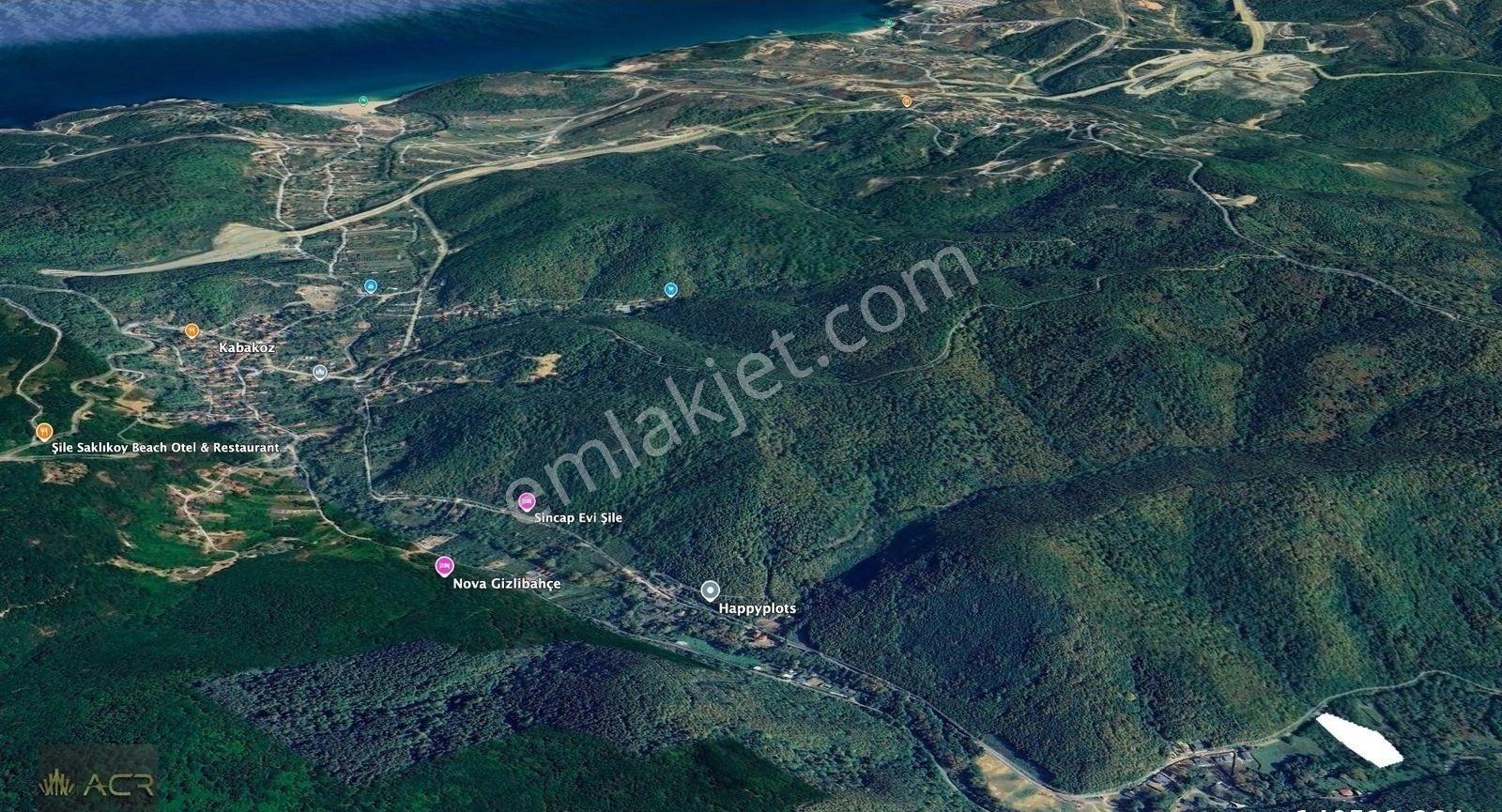 Acr Gyd'den Şile Kabakozda Muhteşem Doğanın İçinde Satılık Tarla - Görsel 6
