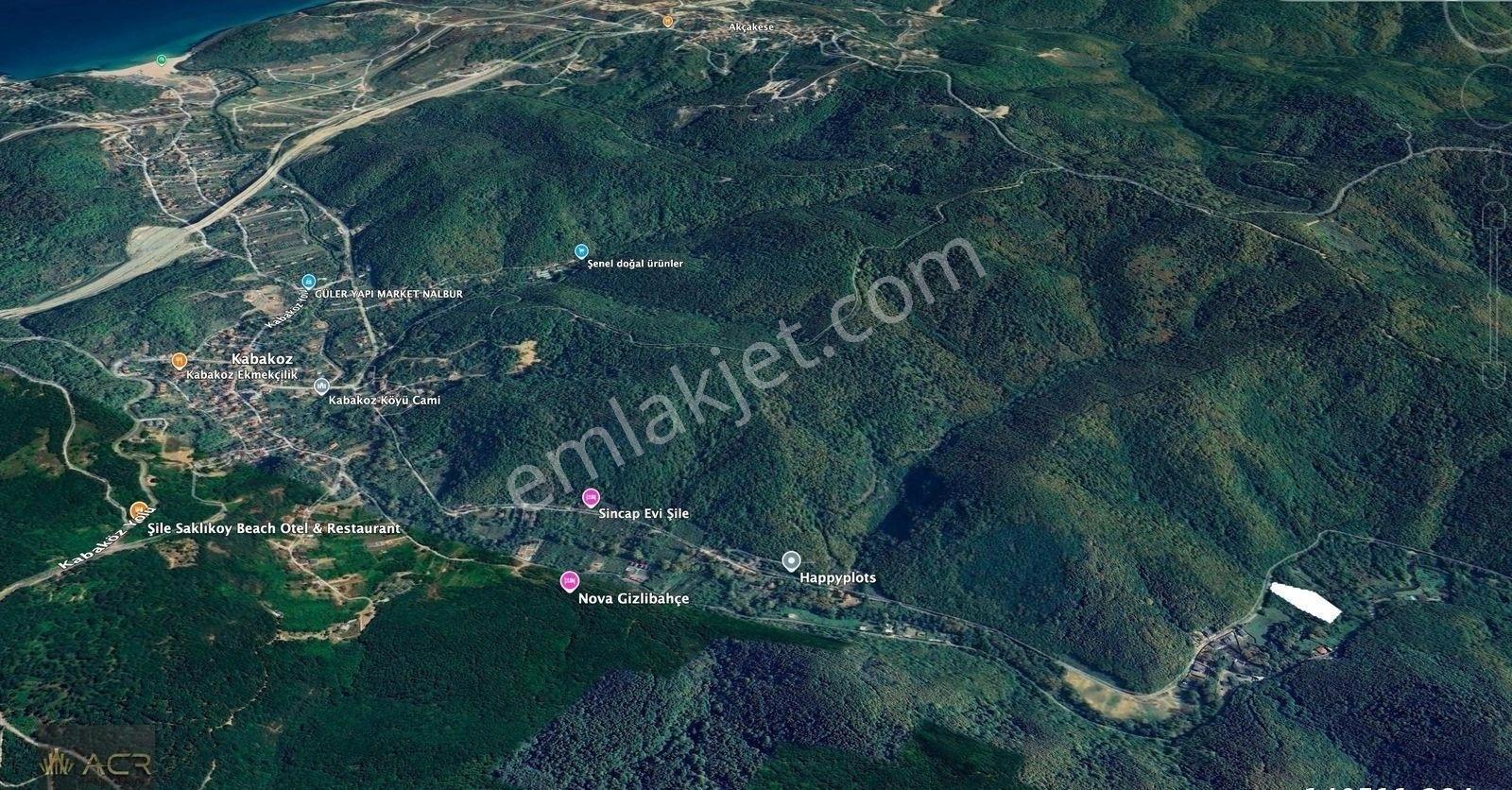 Acr Gyd'den Şile Kabakozda Muhteşem Doğanın İçinde Satılık Tarla - Görsel 7