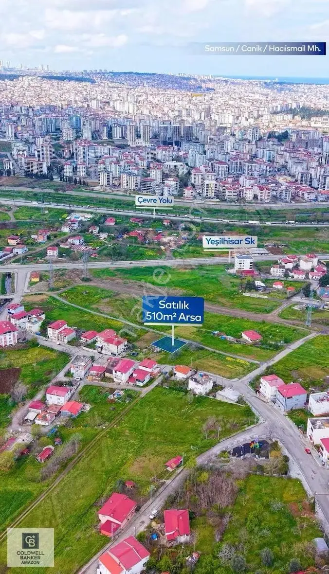 Cb. Amazondan Samsun Canik Satılık Arsa 6 Kat İmarlı Köşe Parsel - Görsel 5