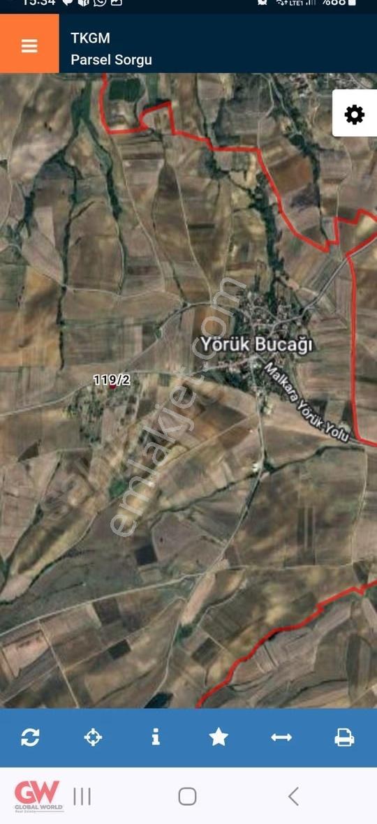 Malkara Yörük Mahallesinde Satılık Bağ Yeri - Görsel 2