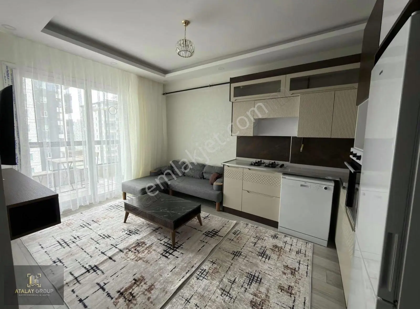 Atalay Gayrimenkulden Havuzlu Sıfır Eşyalı 1+1 Kiralık Daire !!