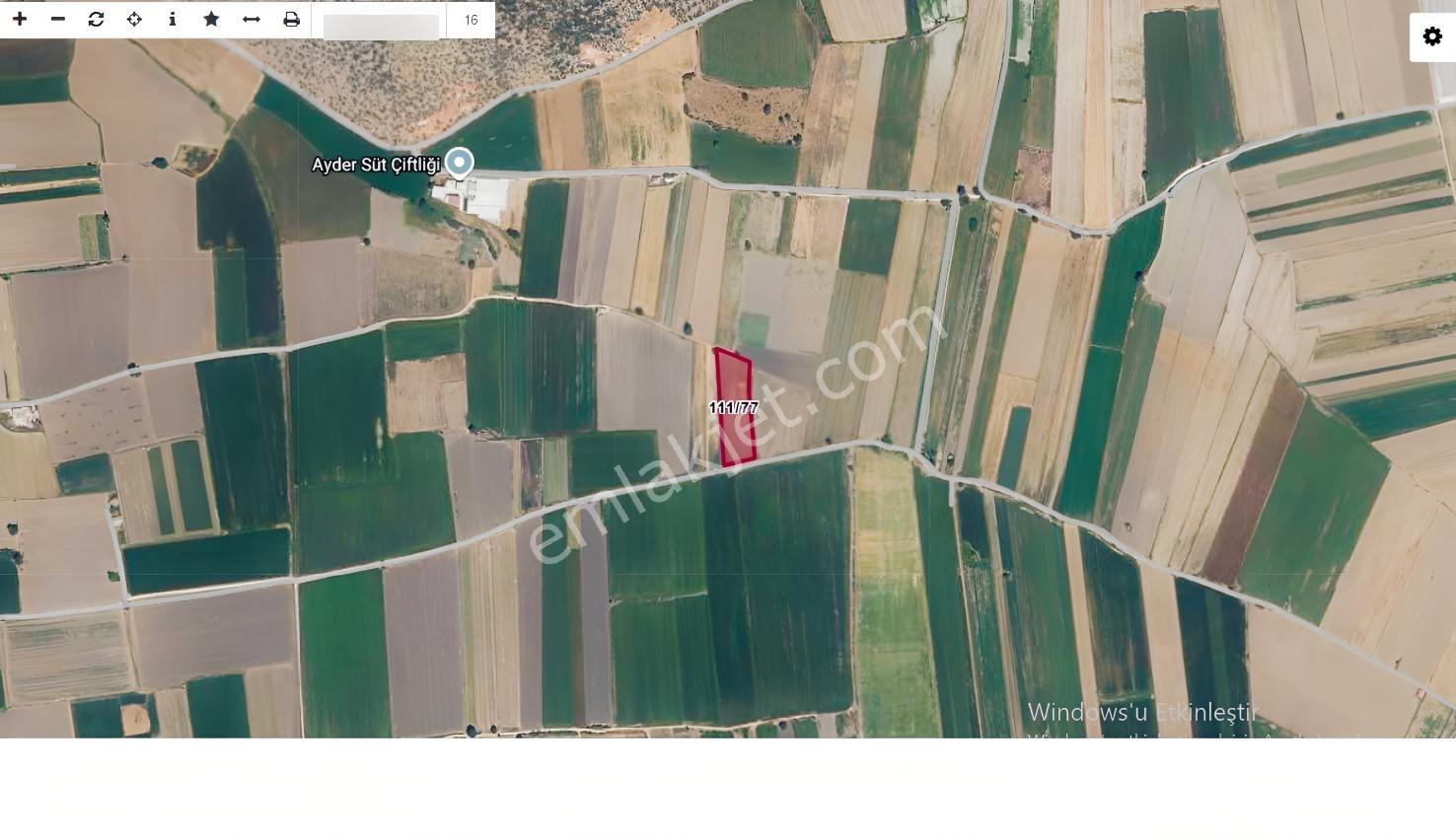 Milas Ovakışlacıkta Tek Tapu 7.932 M² Tarla | Yola Cepheli