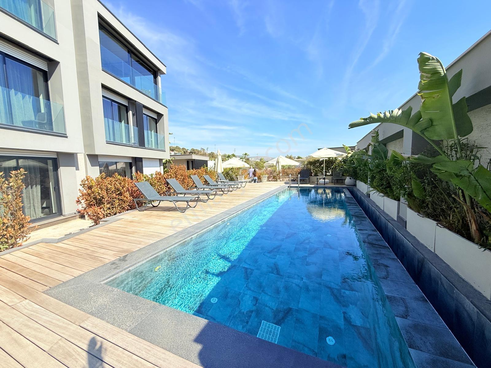 Bodrum Bitez Asarlık Özel Plajlı 2+1 Eşyalı Lux Rezidans - Görsel 32