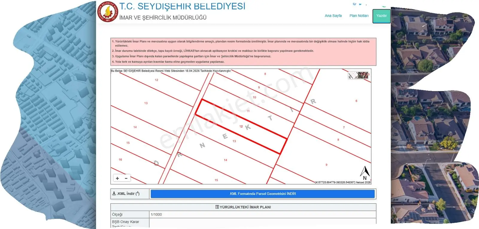 Özpınar,dan Kavak Cips Fabrikasına 1.5 Km Mesafede 6054 M2 Tarla - Görsel 3