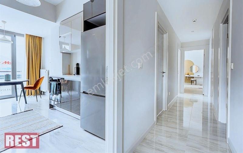 Sur Yapı Rezidans Da Sıfır Tasarım Eşyalı Balkonlu Kiralık Daire - Görsel 25
