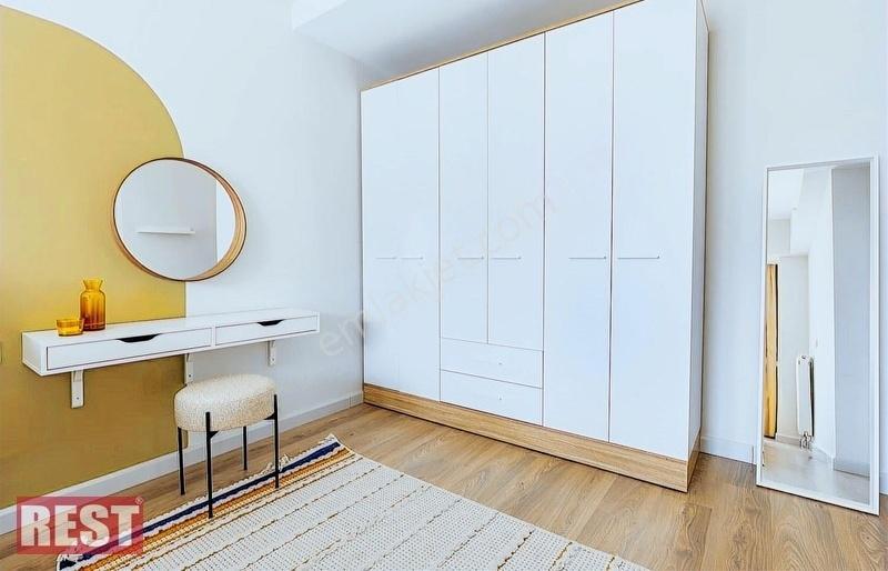 Sur Yapı Rezidans Da Sıfır Tasarım Eşyalı Balkonlu Kiralık Daire - Görsel 29
