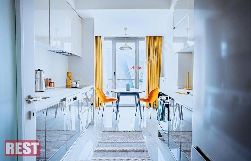 Sur Yapı Rezidans Da Sıfır Tasarım Eşyalı Balkonlu Kiralık Daire - Görsel 19