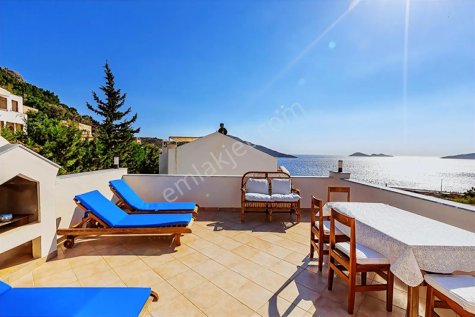 Kalkan Oldtown'da 4+1 Deniz Manzaralı Villa - Görsel 5