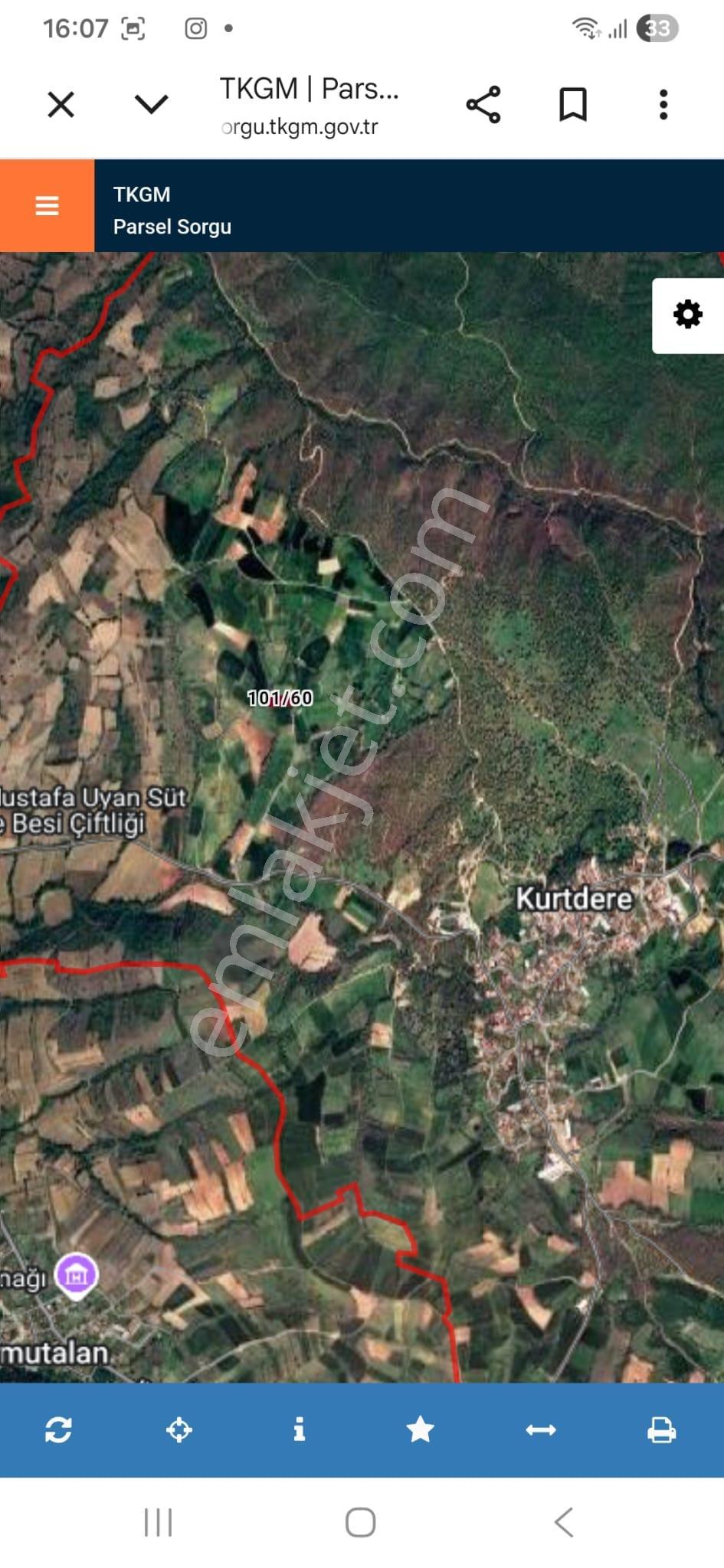 Balıkesir İli Karesi İlçesi Kurtdere Mah. Satılık Tarla - Görsel 2
