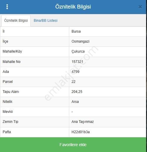 Bursa Osmangazi Çukurca'da İmarlı Arsa - Görsel 10