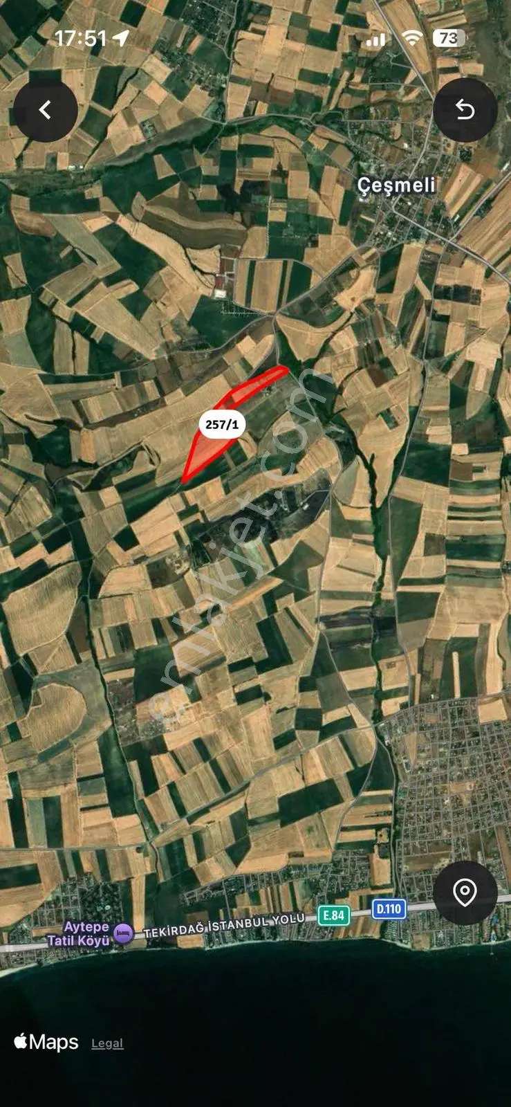 Tekirdağ Marmarereğlisi Çeşmeli Mahallesi