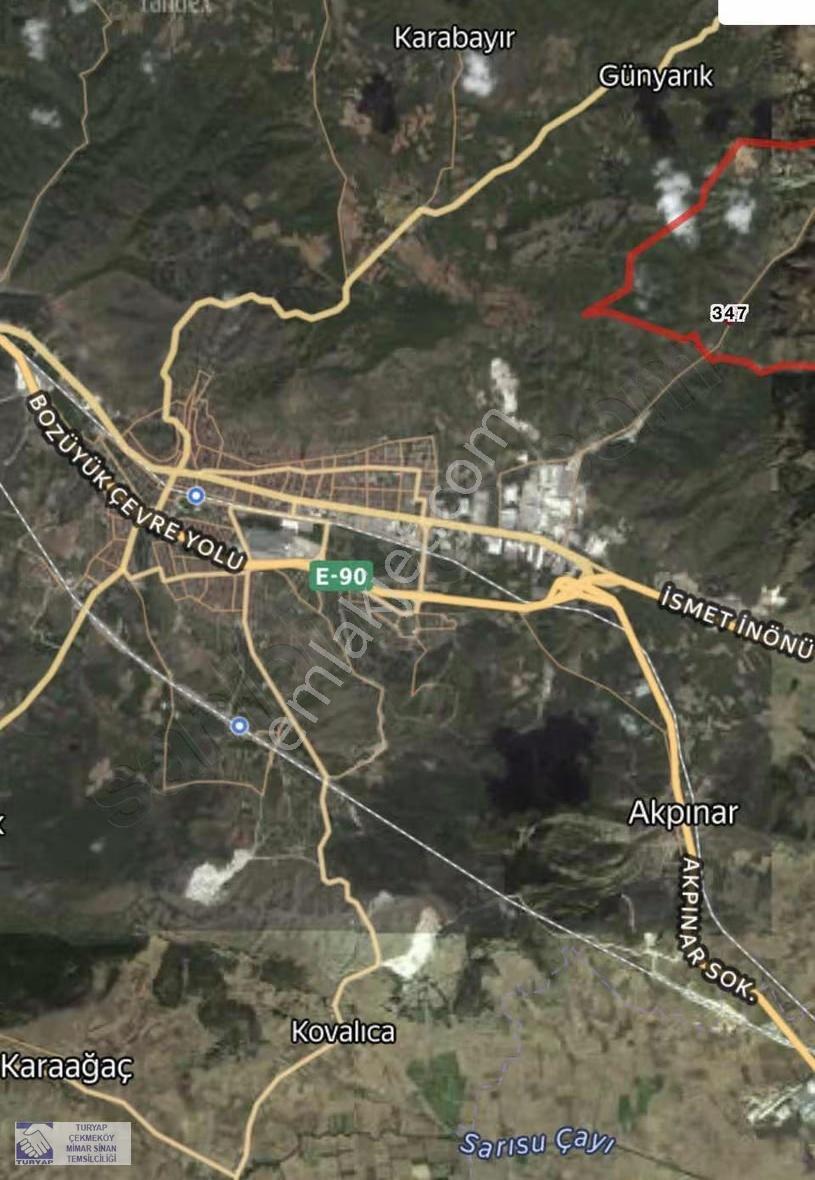 Bilecik Bozüyük'te Yola Cephe Satlık 3.300 M2 Yatırımlık Tarla - Görsel 3