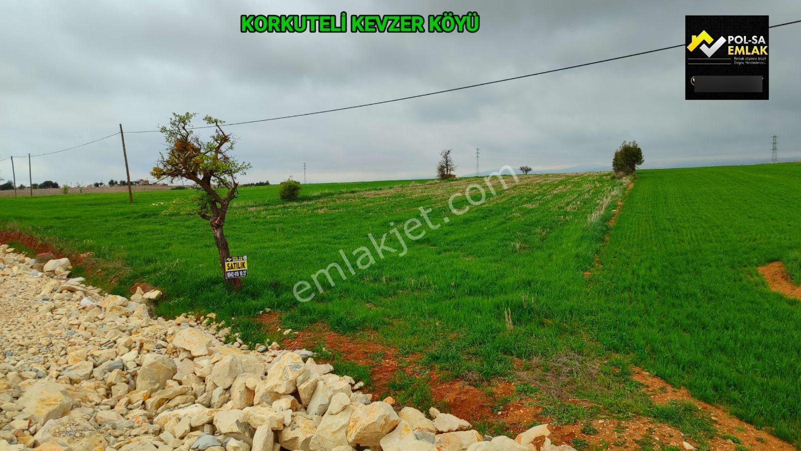 Korkuteli Kevzer Köyü Satılık 14.715m2 Tarla Resmi Yol Var - Görsel 14