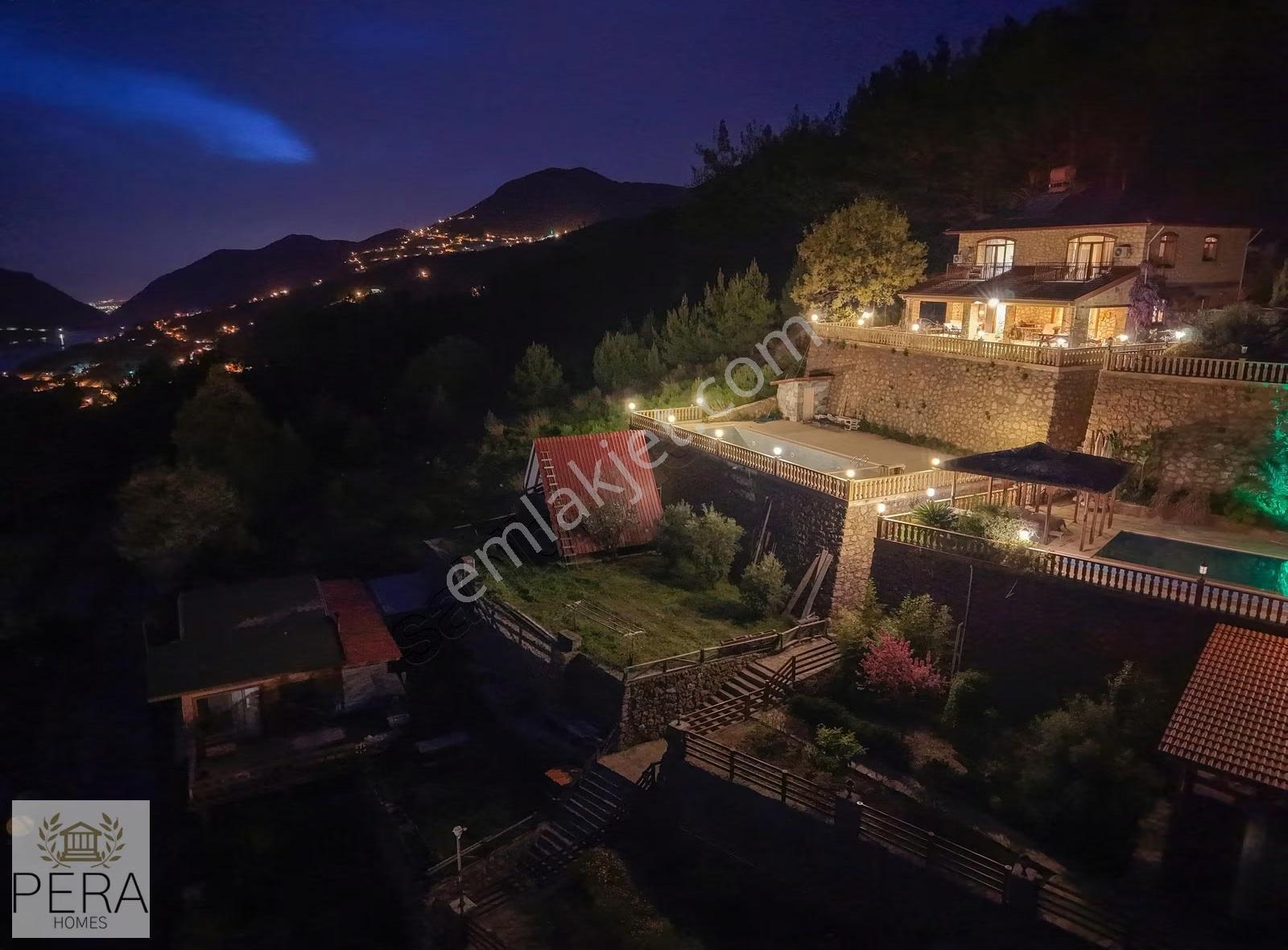 Alanya Dimçayı Üzümlü Satılık Taş Villa Bungalov Konseptli Mülk - Görsel 35