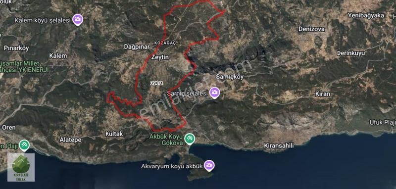 Muğla Menteşe Zeytinköyde Denize Yakın Satılık 1759 M² Tarla... - Görsel 2