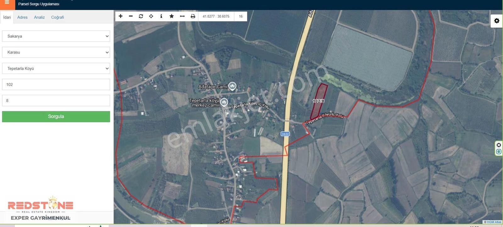 Karasu'nun Kalbinde Yola Cephe 7.764 M² Yatırımlık Arsa - Görsel 6
