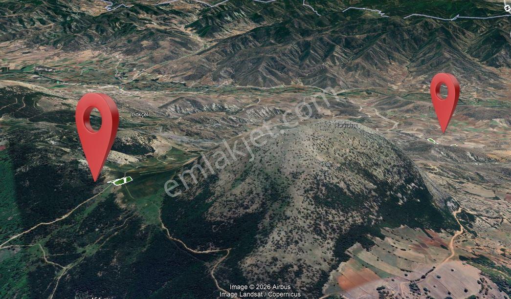Göynücek İlçesine 4 Km Yakını Karayakup Da 25.894 M2 Arazi