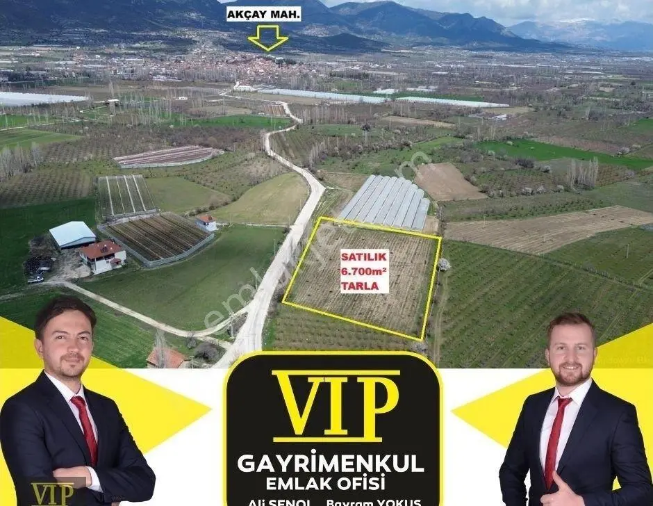 Vip Gayrimenkul'den Asfalt Yola Cepheli 6.700m² Tarla