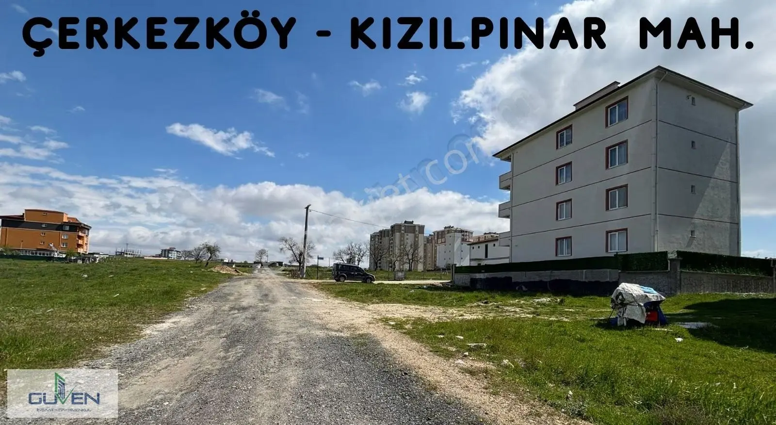 Çerkezköy Kızılpınar'da 468m² Tek Tapu İmarlı Arsa Yola Cephe