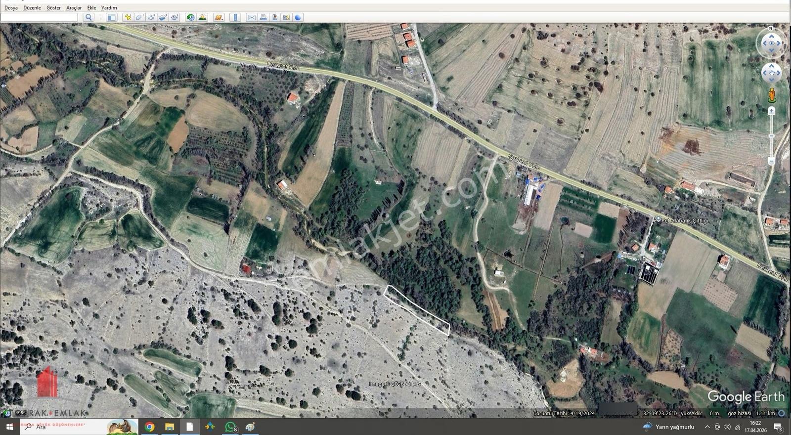 Tepeköy'de Derbent Yolu Yakını Ve Dere Cephe 1292m2 Satılıkbahçe - Görsel 2