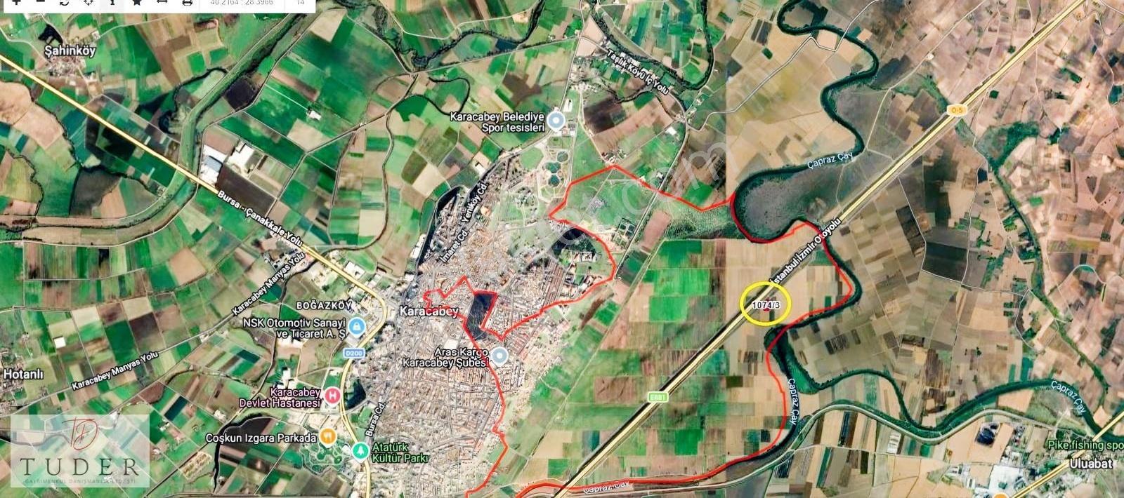Bursa Karacabey'de Otoyola Cephe 2660 M² Yatırımlık Fırsat Tarla - Görsel 3