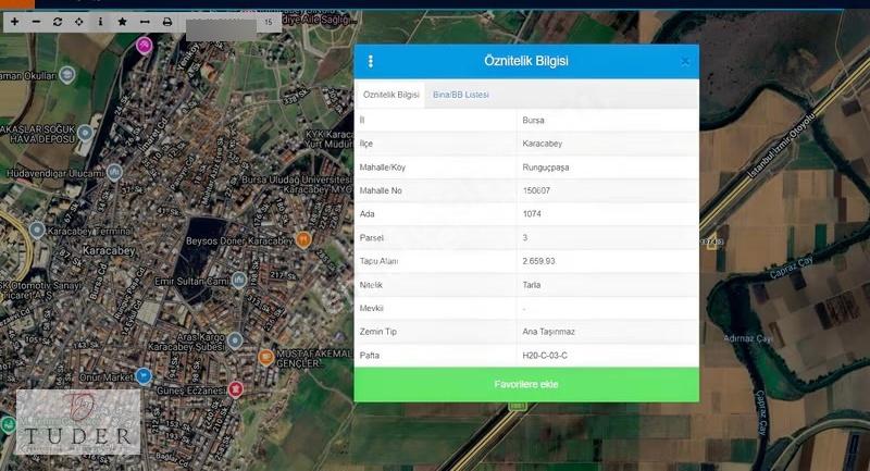 Bursa Karacabey'de Otoyola Cephe 2660 M² Yatırımlık Fırsat Tarla - Görsel 6