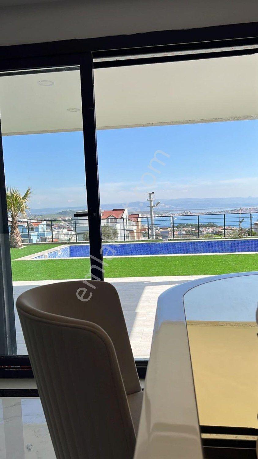 Çandarlı Panorama Villalarında Özel Havuzlu Lüks Dubleks Villa - Görsel 35