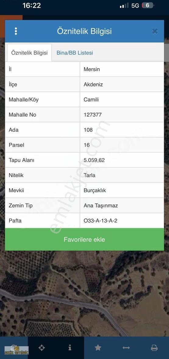 Aziz Emlak'tan Camili'de Satılık 5 Dönüm Full Mersin Manzaralı - Görsel 16