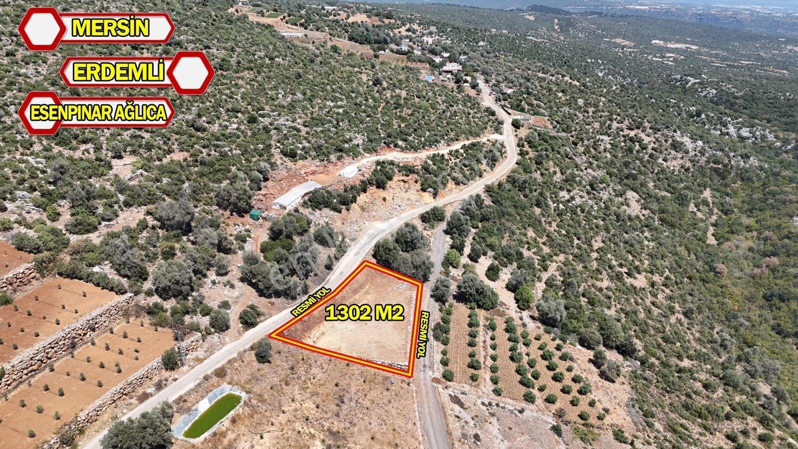 Erdemli Esenpınar Ağlıca 1300 M2 Panoramik Deniz Manzaralı Arsa - Görsel 23