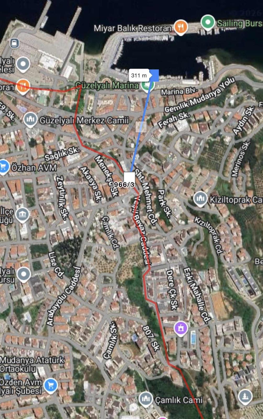 Bursa Mudanya Eğitim Mah De Satılık 4 Kat İmarlı Arsa - Görsel 7