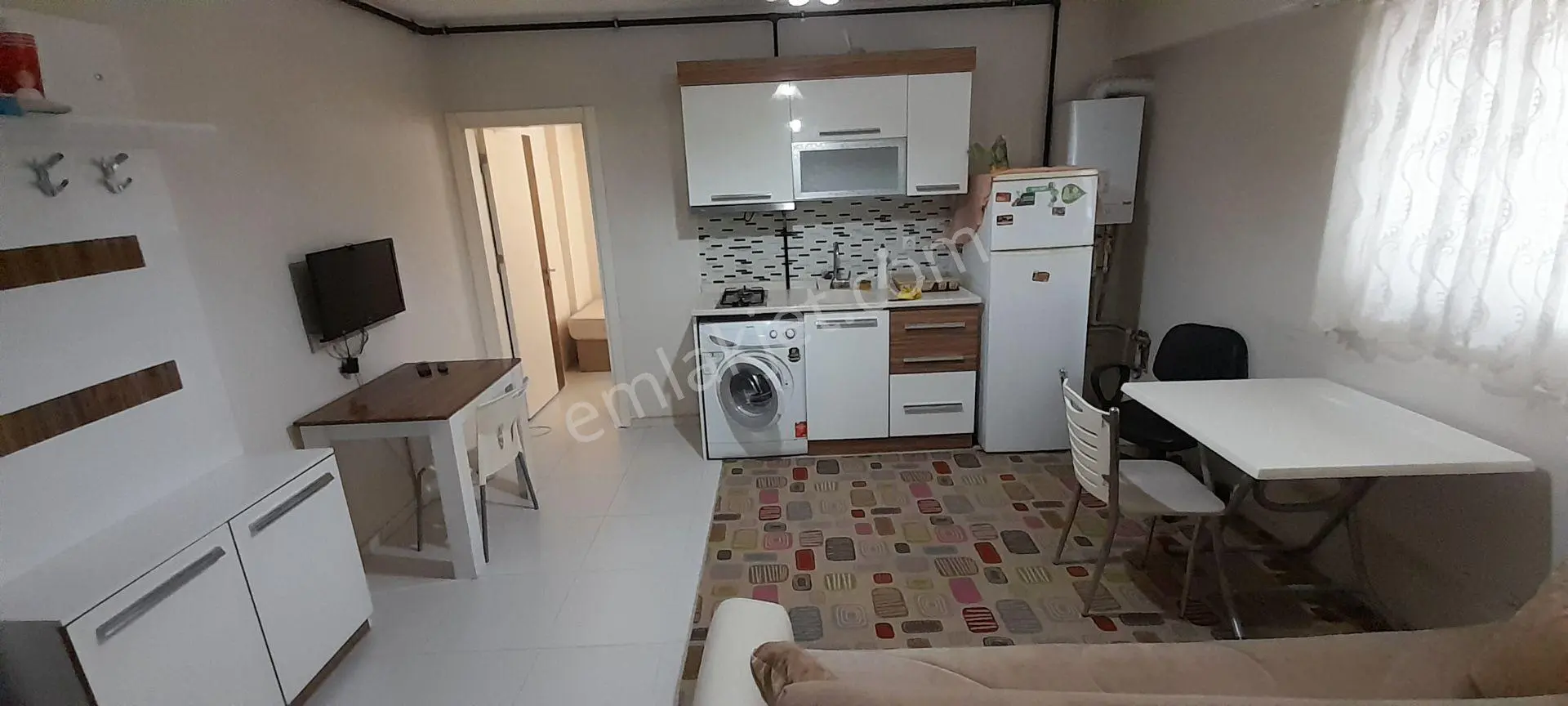 Ender Uysal Gayrimenkulden 1+1 Kınıklı Da Yarı Bodrum Kat Kiralık Apart... - Görsel 3