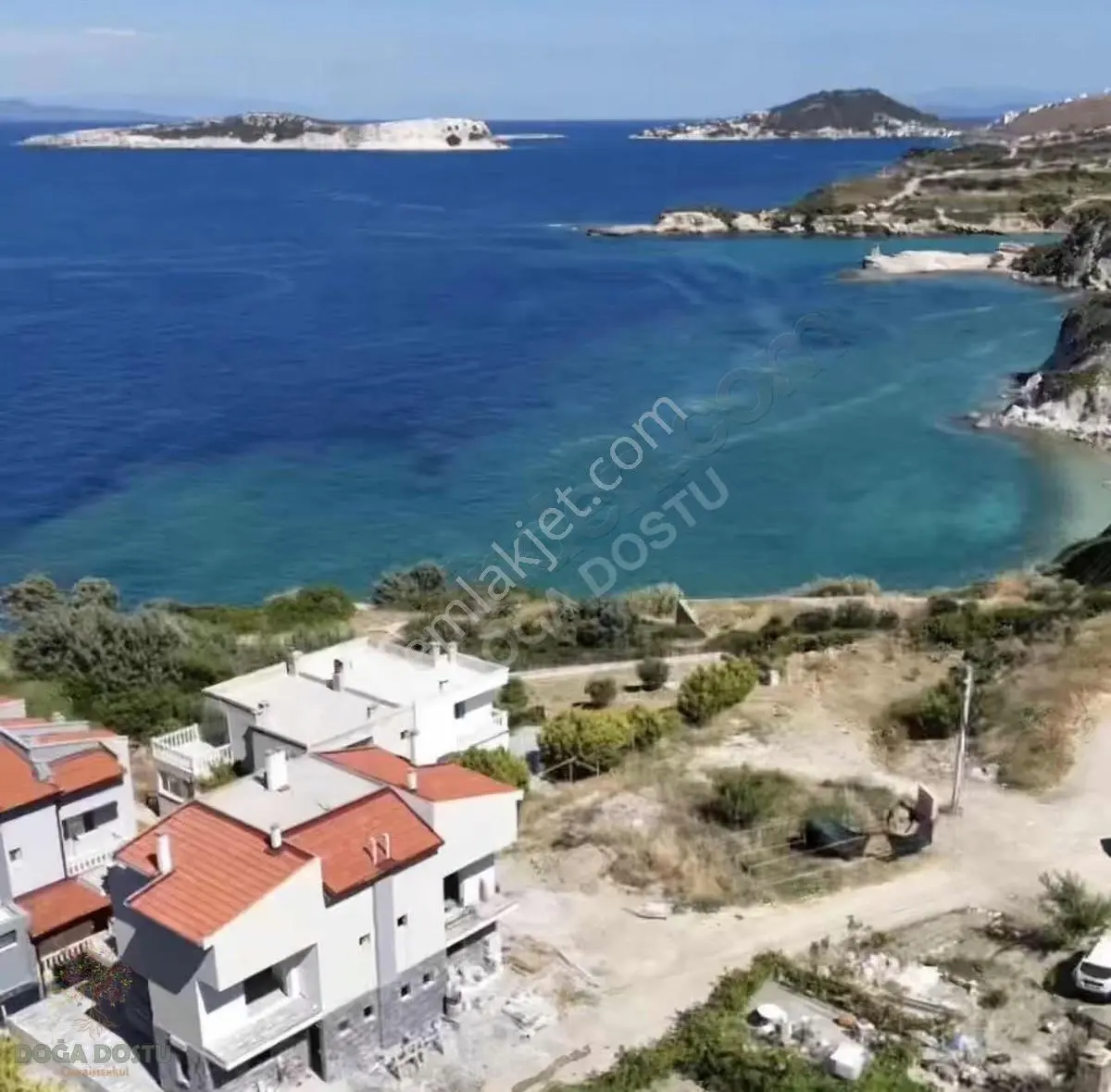 Doğa Dostu'ndan Karaburun Denize 100 M İkiz Villa Arsa